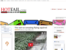 Tablet Screenshot of hotfail.com